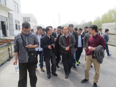 濟南大學師生到公司參觀學習